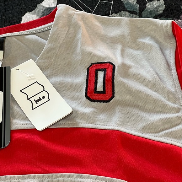 NWT VINTAGE 2003 NIKE DRI-FIT OSU OHIO STATE UNIVERSITY BUCKEYES L/S JERSEY M - Picture 4 of 11